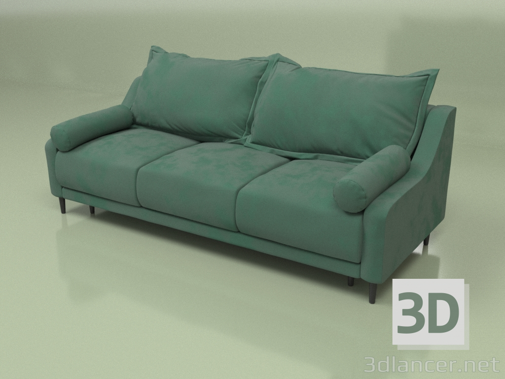 modèle 3D Canapé pliant Rutile (vert foncé) - preview