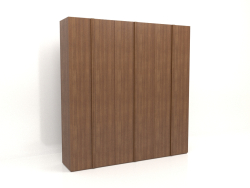 Wardrobe MW 01 wood (2700x600x2800, wood brown light)