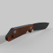 3d kitchen knife model buy - render