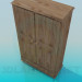 3d модель Деревянный шкаф – превью