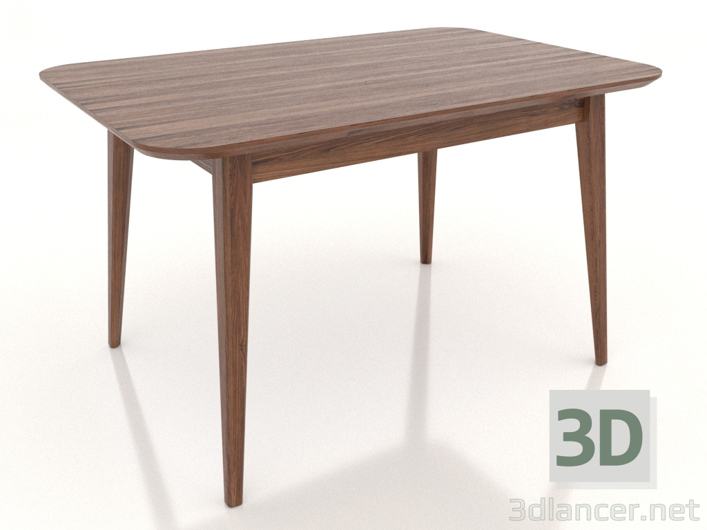 Modelo 3d Mesa de jantar 1200x800 mm (nogueira clara) - preview