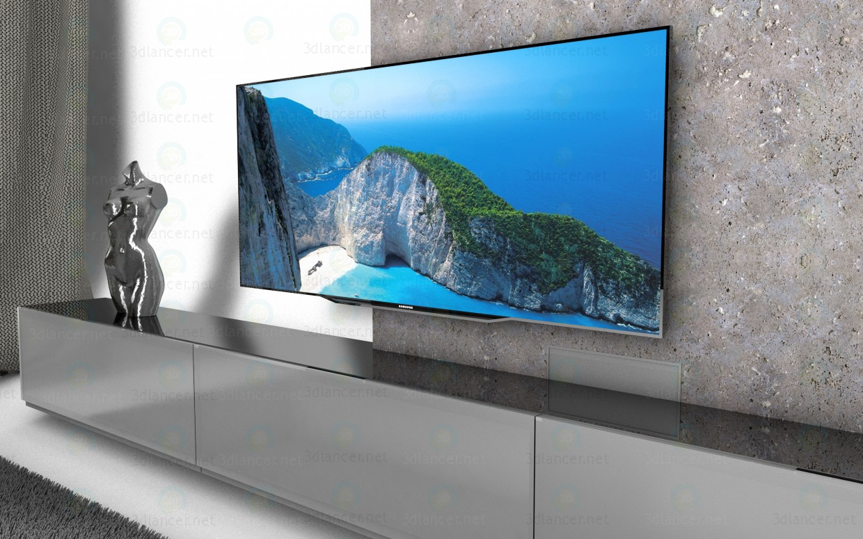 3d модель Телевизор – превью 3d модель Телевизор – превью