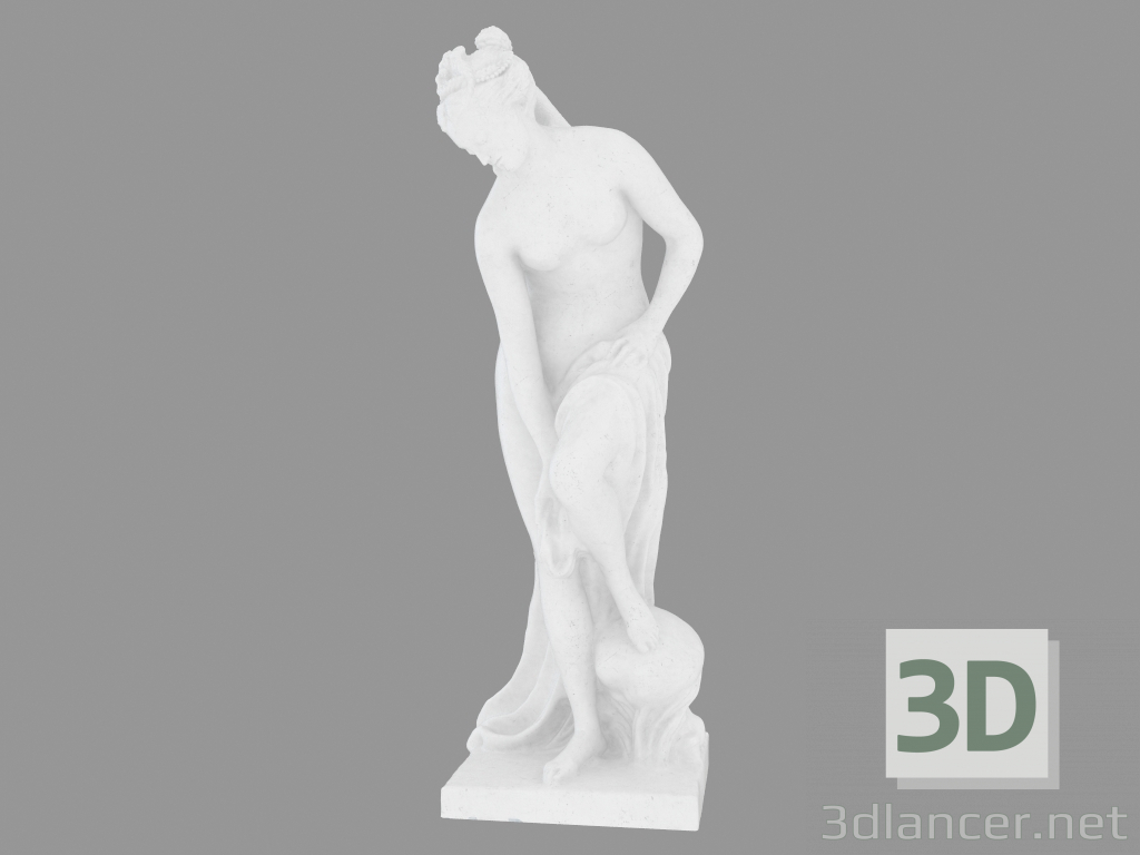 modello 3D Scultura in marmo Bather, chiamata anche Venere - anteprima