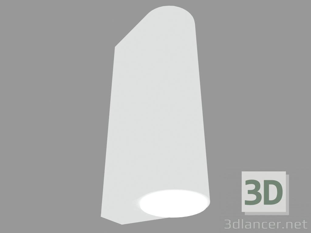 modello 3D Lampada da parete MEGASMOOTH DOUBLE EMISSION (S2925W) - anteprima