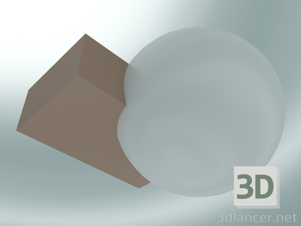 3D Modell Wandleuchte Journey (SHY2, 26х18cm, H 24cm, Ton) - Vorschau