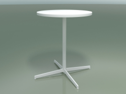 Table ronde 5512, 5532 (H 74 - Ø 59 cm, Blanc, V12)