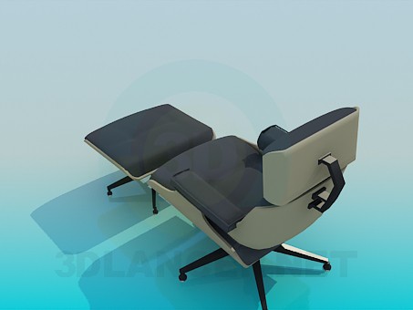 3d model Armchair - preview 3d model Armchair - preview