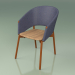 modèle 3D Chaise confort 022 (Metal Rouille, Bleu) - preview