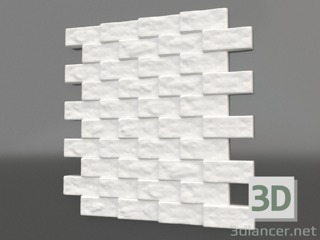 3D modeli 3 boyutlu panel E-05 - önizleme