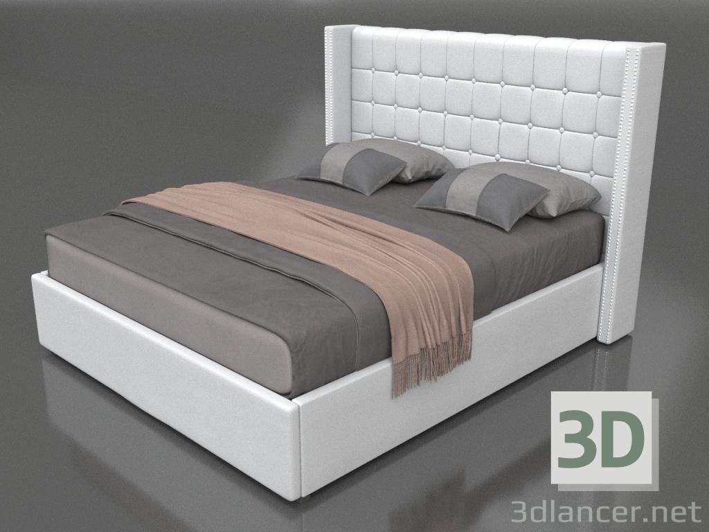3 डी मॉडल बिस्तर विवियन 180x200 (2) - पूर्वावलोकन