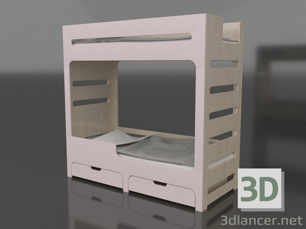 modello 3D Letto a castello MODE HL (UPDHL1) - anteprima