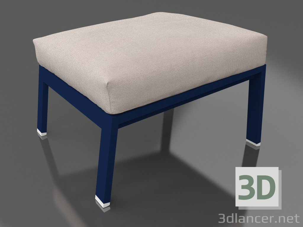 modèle 3D Pouf pour le repos (Bleu nuit) - preview