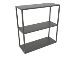 Rack-konsol dikdörtgen (METAL, 80x30x86, 3 raflı)