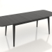 3d model Mesa de comedor 2100x800 mm (negro RAL 9005) - vista previa