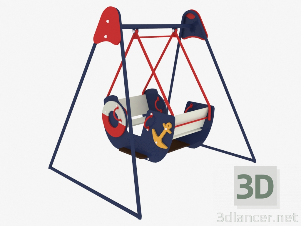 3D modeli Salıncak (6402) - önizleme