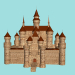 3 डी कहानी महल-किला। मॉडल खरीद - रेंडर