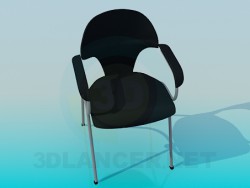 Chair with cloth upholstery