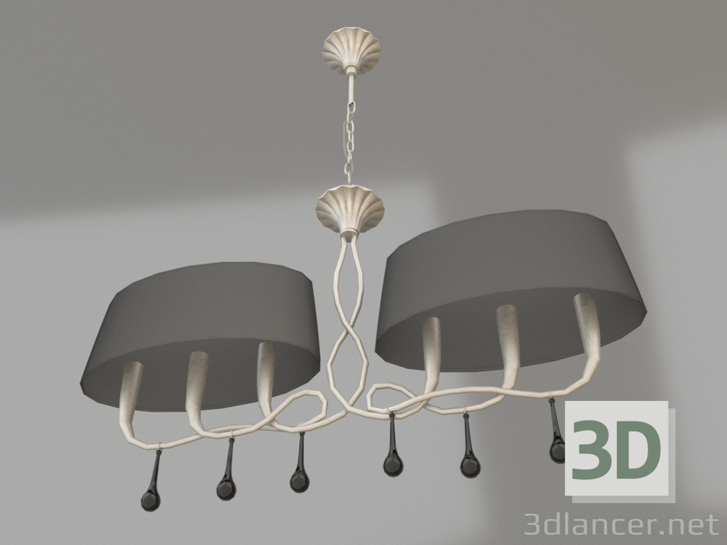 3d model Hanging chandelier (3531) - preview