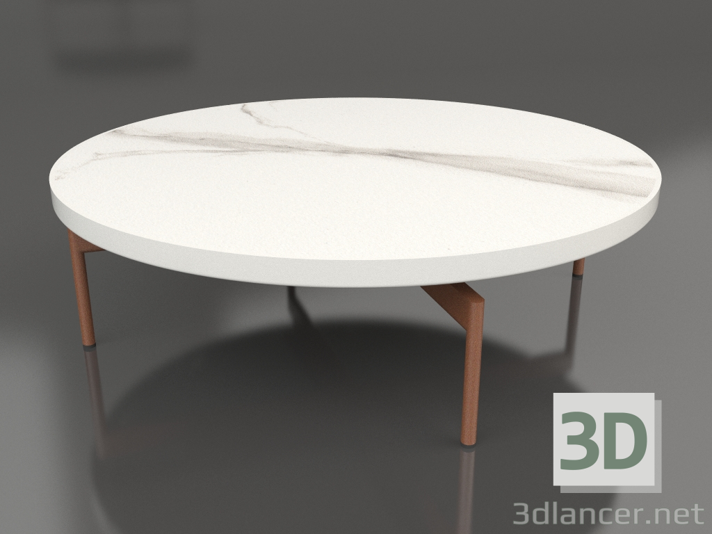 3d model Coffee table round Ø120 (Agate gray, DEKTON Aura) - preview
