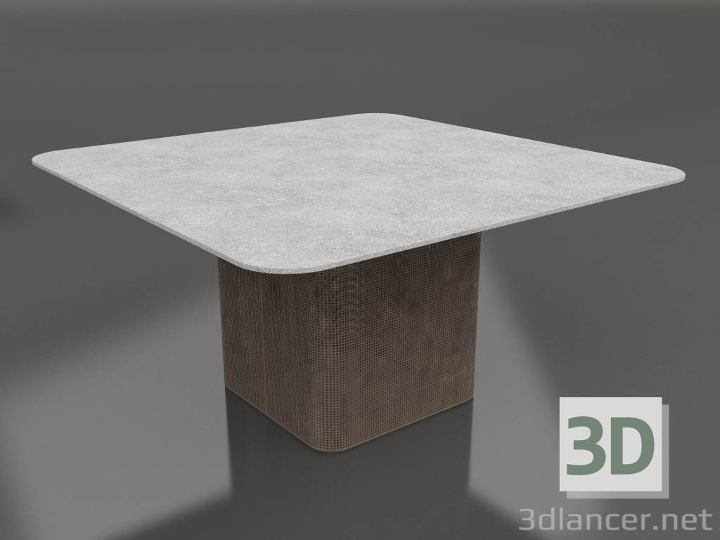 modello 3D Tavolo da pranzo 140 (Bronzo) - anteprima