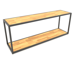 Two-level bench-bench (WOOD, 120x30x44)