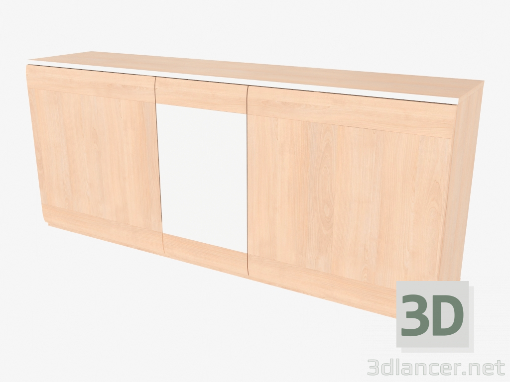 modèle 3D Coffre de trois portes (6110-10) - preview