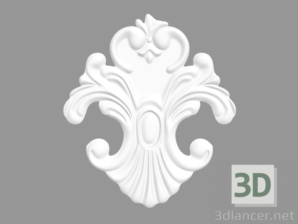 3D Modell Wanddekoration (F9) - Vorschau