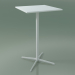 3d model Square table 0969 (H 105 - 60x60 cm, M02, V12) - preview