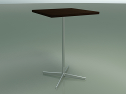 Table carrée 5569 (H 105,5 - 70x70 cm, Wengé, LU1)