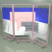 modello 3D Schermo (rosa) - anteprima