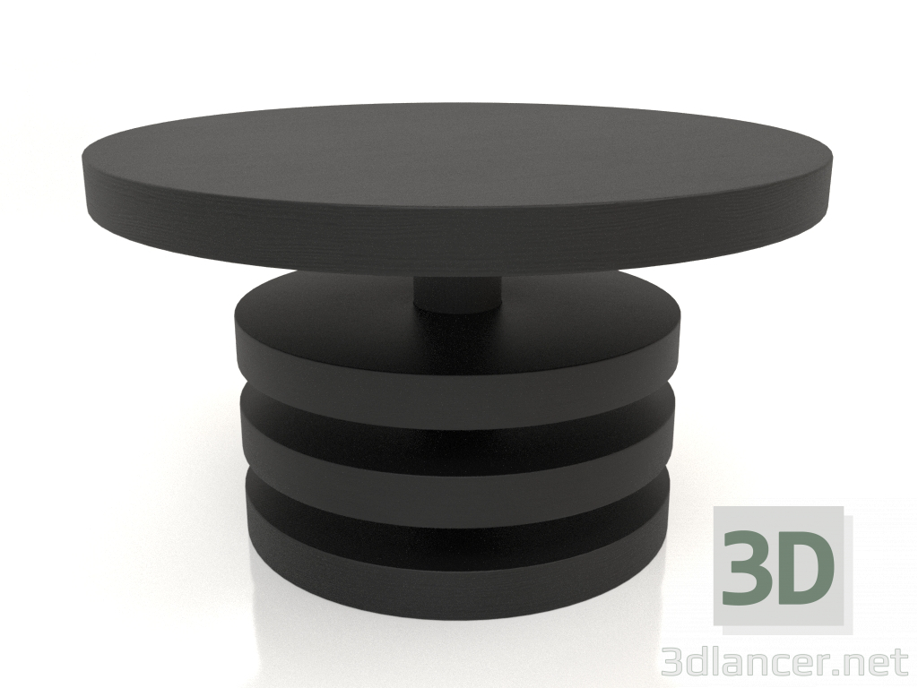 3 डी मॉडल कॉफी टेबल जेटी 04 (डी = 700x400, लकड़ी का काला) - पूर्वावलोकन