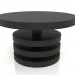 3 डी मॉडल कॉफी टेबल जेटी 04 (डी = 700x400, लकड़ी का काला) - पूर्वावलोकन