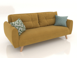 Beatrix sofa bed (option 1, yellow)