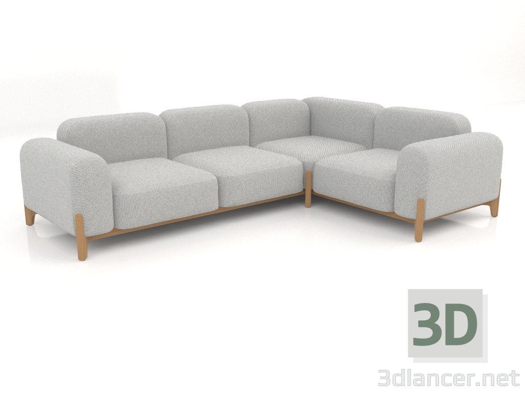 3D Modell Modulares Sofa (Komposition 28) - Vorschau