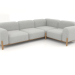 3d model Modular sofa (composition 28) - preview