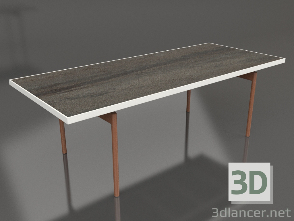modèle 3D Table à manger (Gris agate, DEKTON Radium) - preview