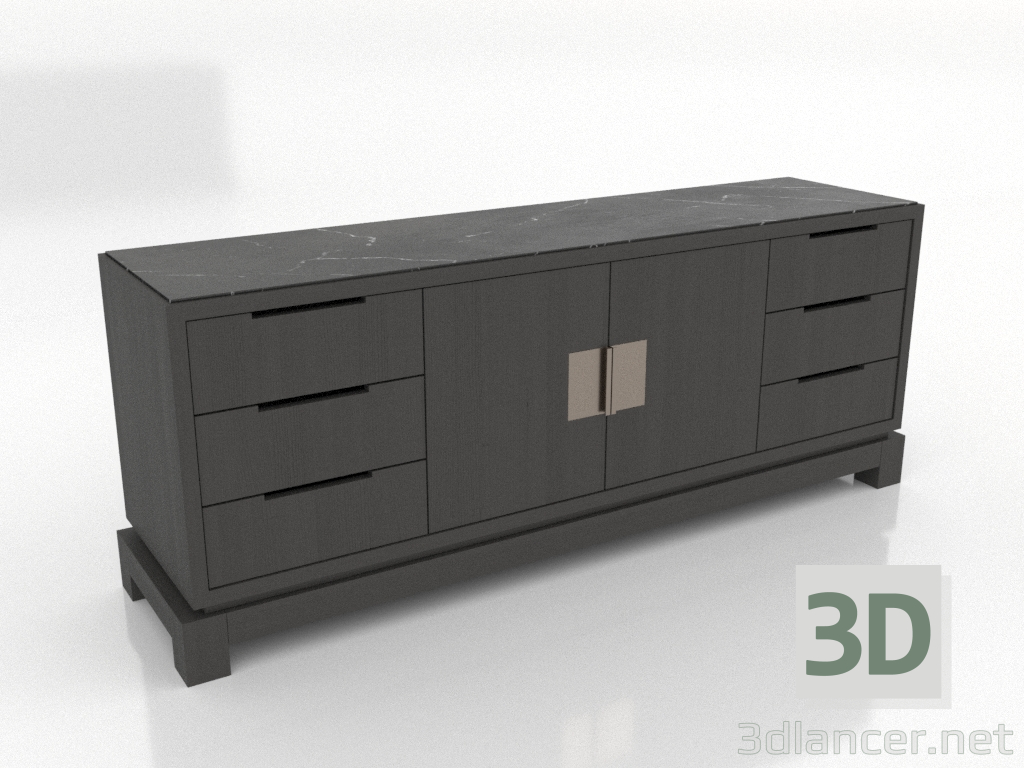 modèle 3D Commode VANITY - preview