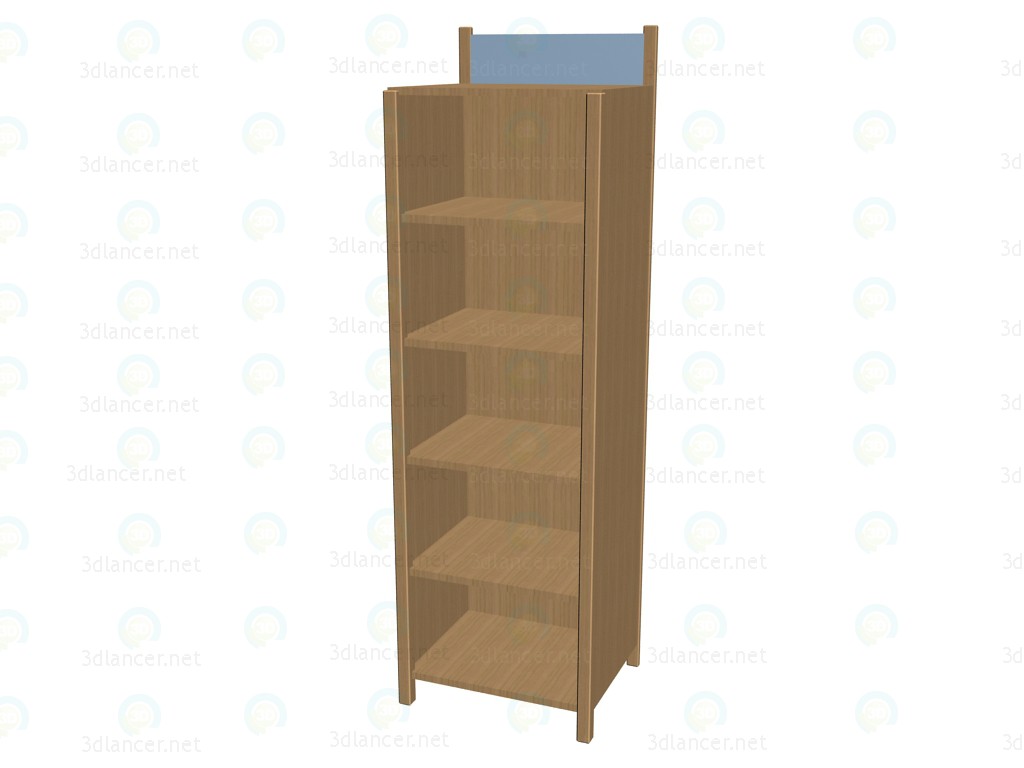 3d model Bookcase open 63et03 - preview