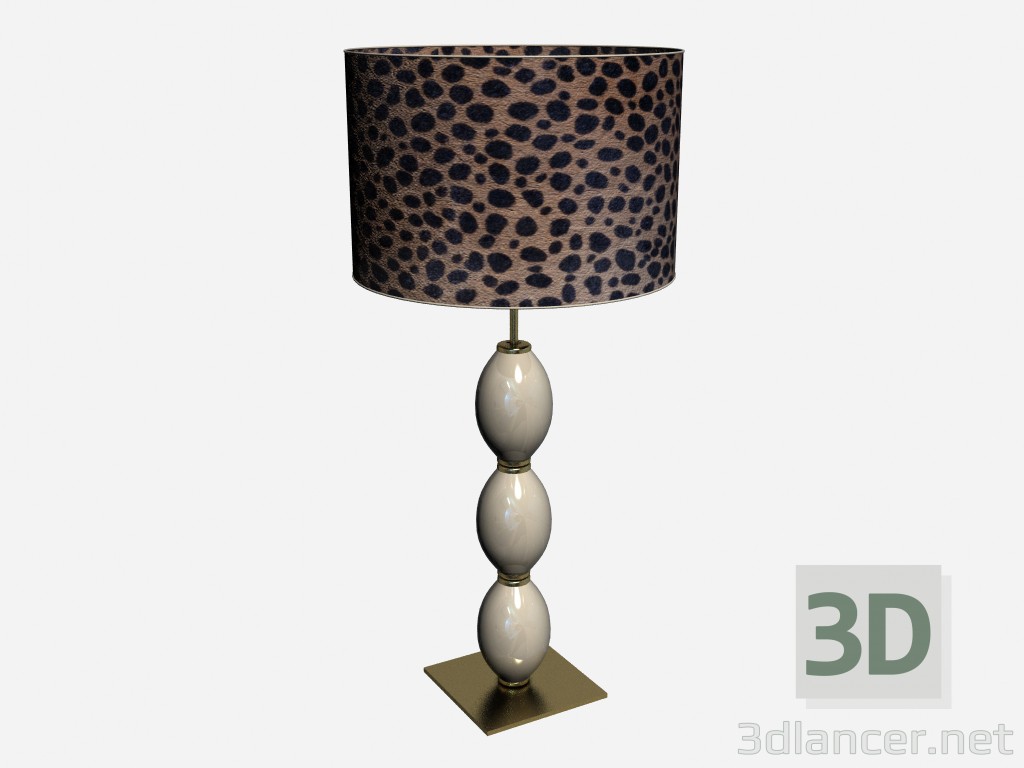 3d model Lámpara de mesa Art Deco - vista previa