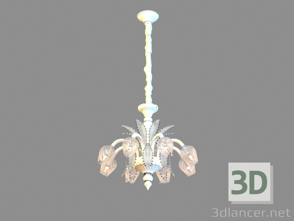 3d model Chandelier A9130LM-8WH - preview
