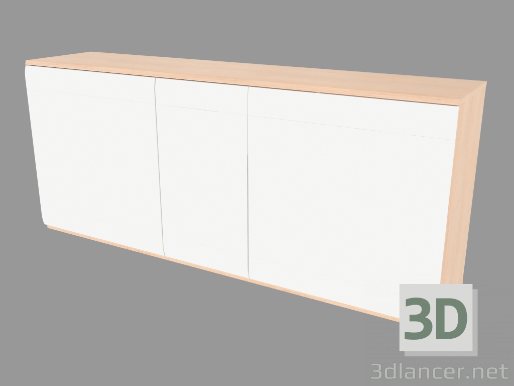 modèle 3D Coffre de trois portes (6130-10) - preview