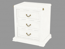 Nightstand with three drawers