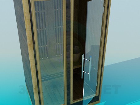 3d model Sauna - preview 3d model Sauna - preview