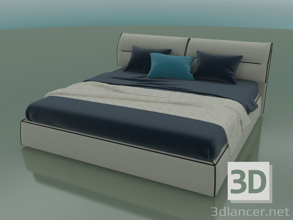 3d model Double bed Limura under the mattress 2000 x 2000 (2240 x 2250 x 940, 224LIM-225) - preview