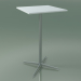 3D Modell Quadratischer Tisch 0969 (H 105 - 60 x 60 cm, M02, LU1) - Vorschau