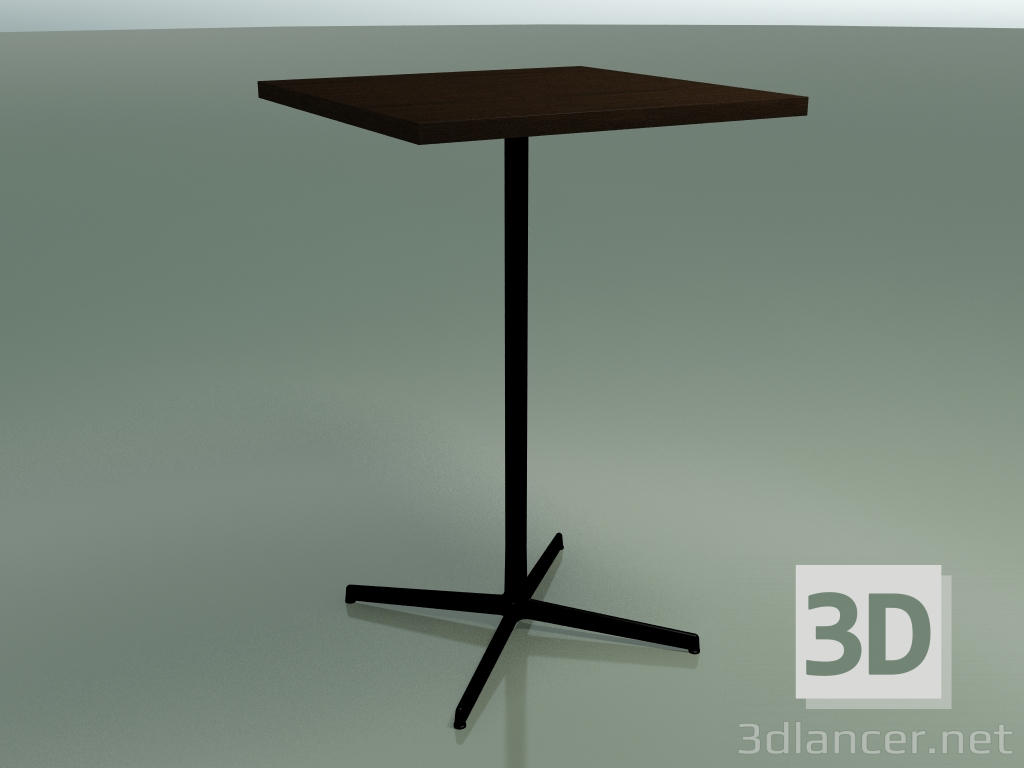 modello 3D Tavolo quadrato 5569 (H 105.5 - 70x70 cm, Wenge, V39) - anteprima