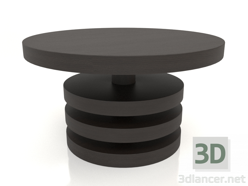 modèle 3D Table basse JT 04 (D=700x400, bois marron foncé) - preview