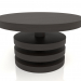 modèle 3D Table basse JT 04 (D=700x400, bois marron foncé) - preview