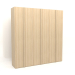 3d model Wardrobe MW 01 wood (2700x600x2800, wood white) - preview
