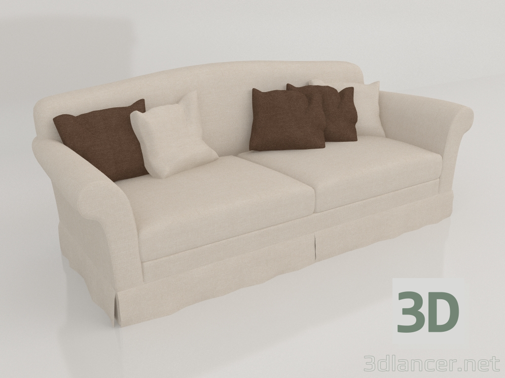 modèle 3D Canapé Luxe (2525) - preview